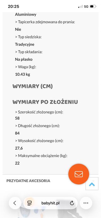 Wózek spacerowy Joie