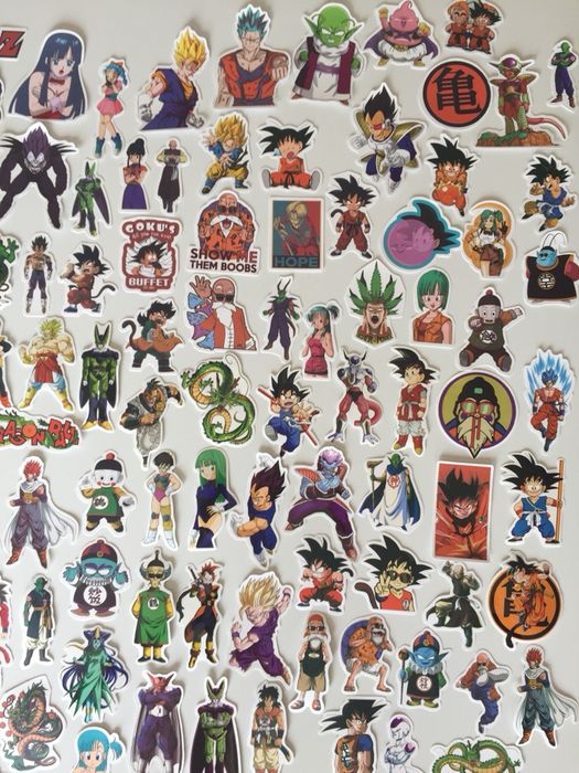 Autocolantes Dragon Ball Z, GT e Super