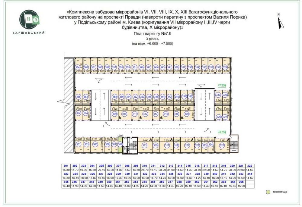 Оренда паркомісця. ЖК Варшавський 3.