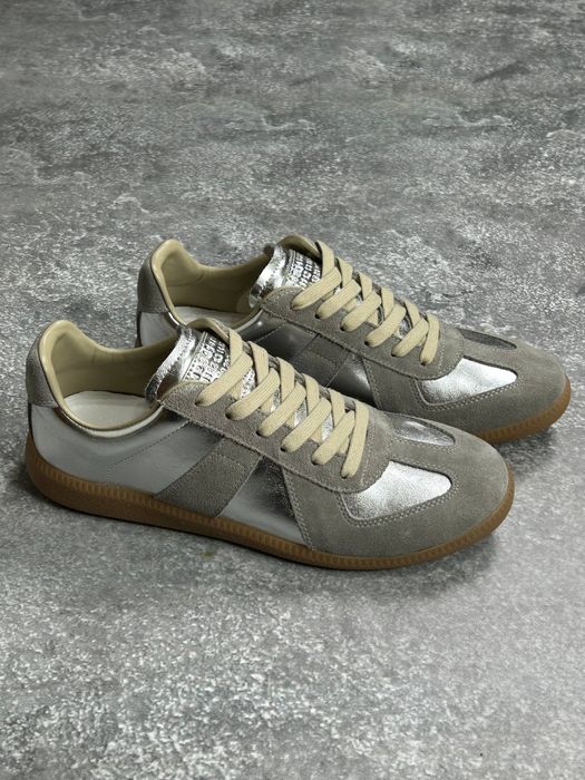 Maison margiela Replica сріблясті кеди кеды кросівки кроссовки 43 42