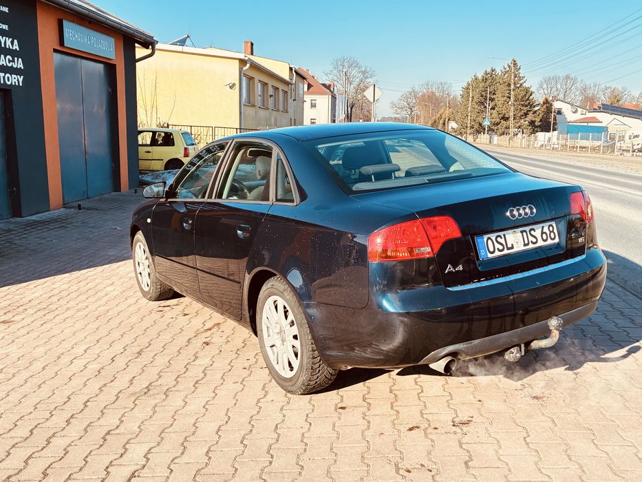 Audi a4 rok2006 poj 1.6 przeb 166 tys sedan zadbany zarejestrowany w kraju