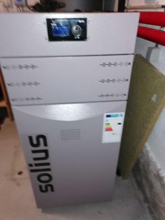 Caldeira à pellets Solius 25kw