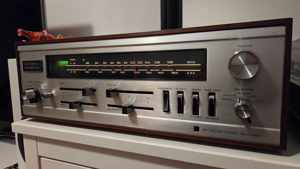 National Panasonic SA-40 Unikatowy Amplituner Vintage (1969-73)