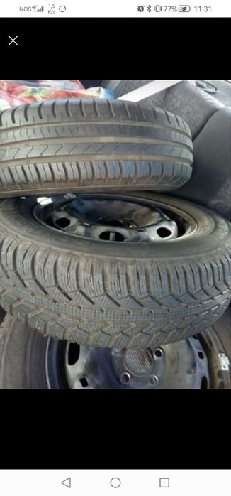 Pneus+Rodas R 14 Ótimo estado