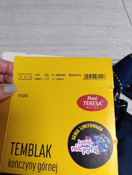 Temblak na rękę xxs z nadrukiem