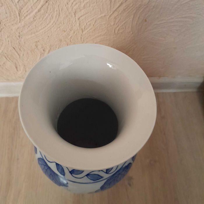 Duży wazon chiński winogrona ręcznie malowany