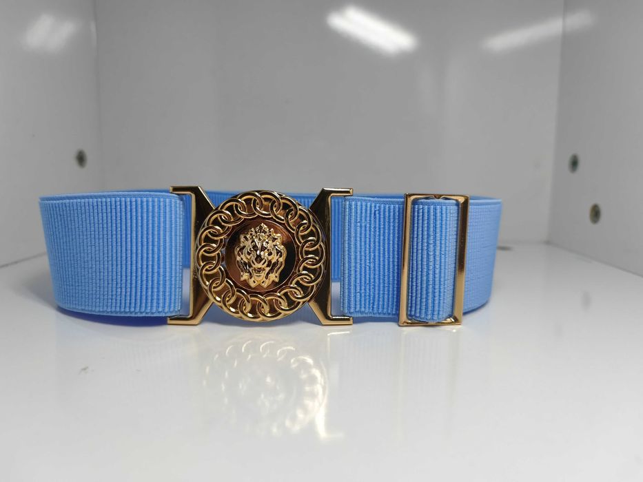 Pasek Damski Guma z Klamrą Lew 5 CM