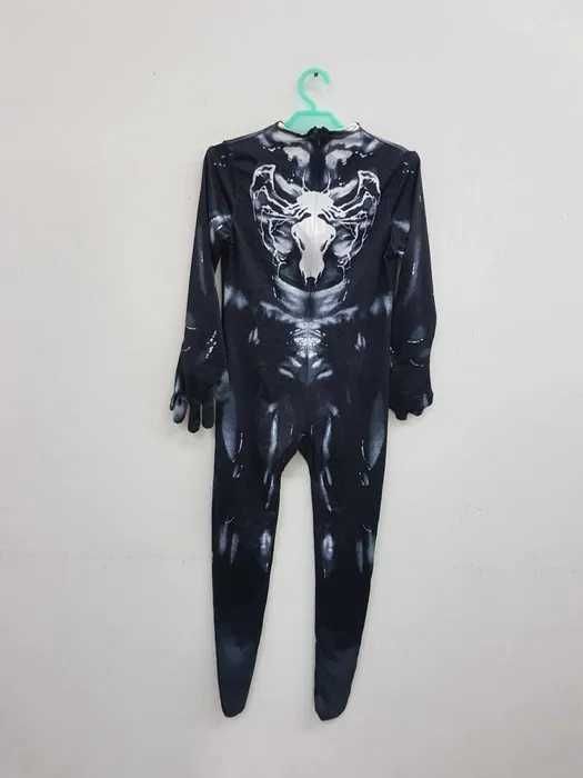 Strój second skin przebranie Venom Marvel rozmiar 110 cm. B220