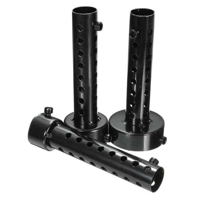 Silenciador DB Killer Universal Preto Escape de Moto em Aço Inoxidável