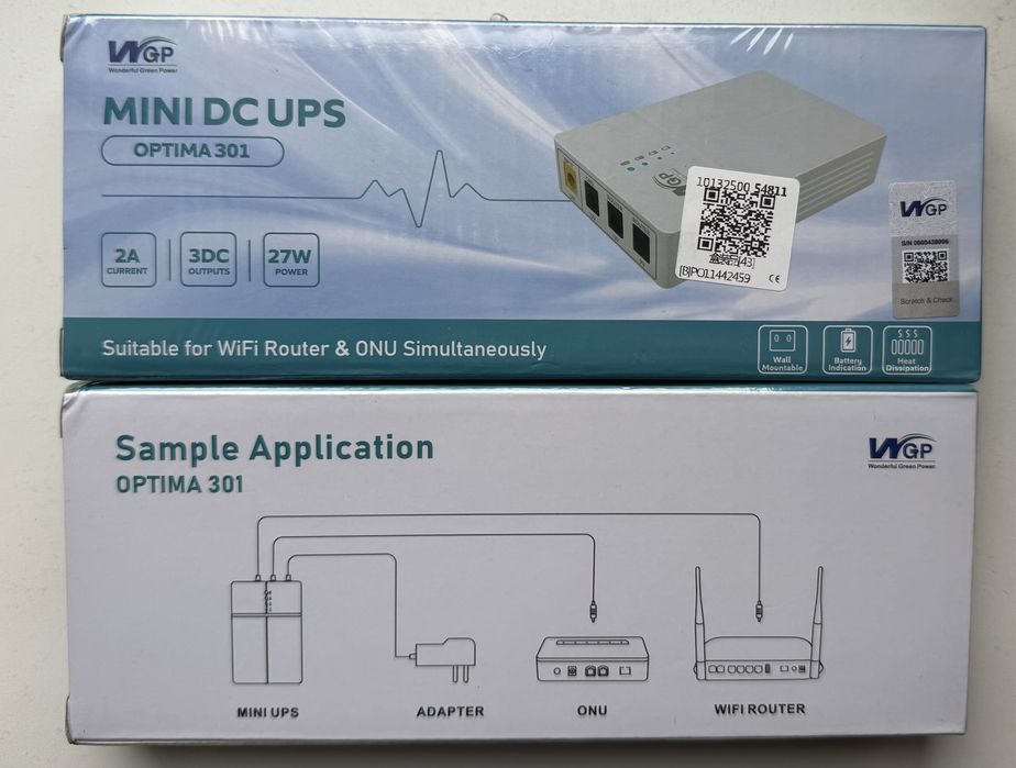 Безперебійник для роутера ДБЖ mini DC UPS