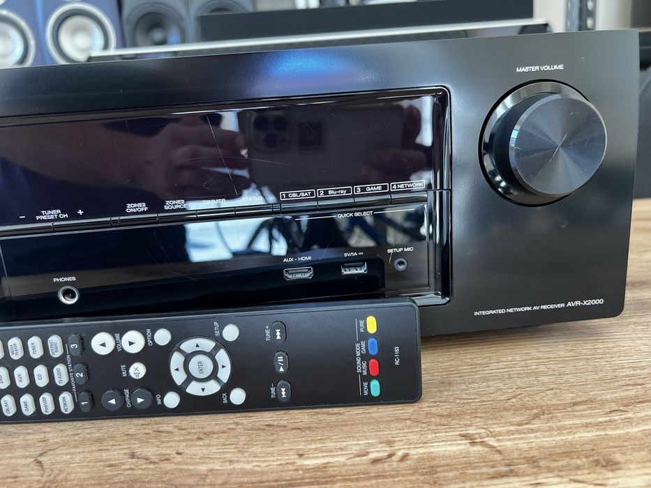 #2193 Denon AVR-X2000 – amplituner kina domowego 7.1 | 4K | HDMI | Network | Pilot