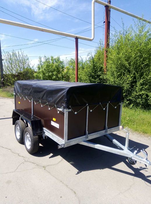 Одноосный Оцинкованный легковой Прицеп Кремень+ КРД 105  2500*1300