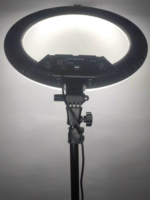 KY-BK416 Кольцевая профессиональная LED лампа 45cm/65W пульты штатив