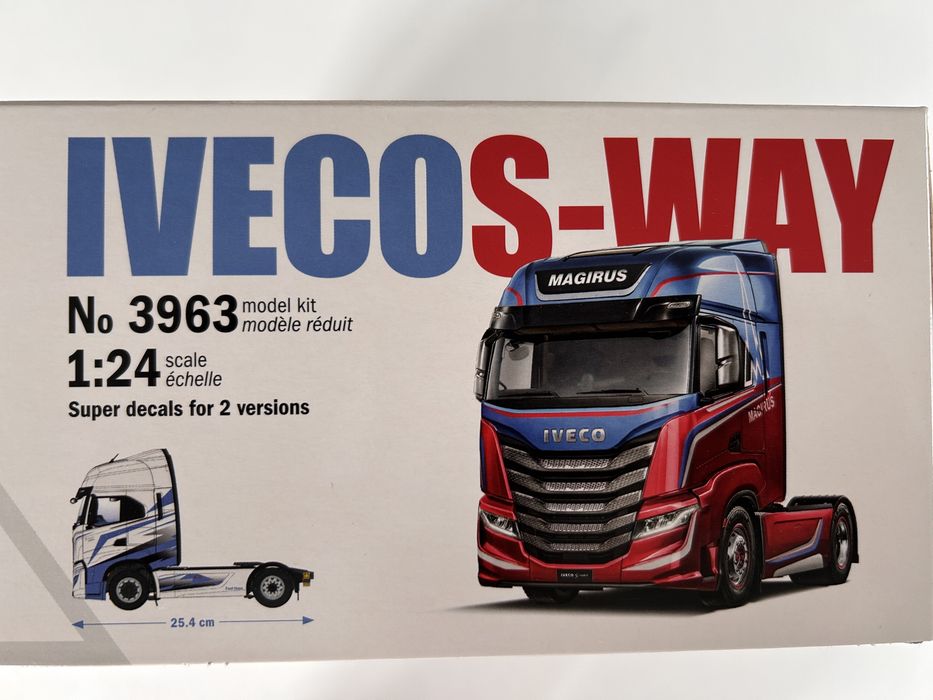 Ciągnik siodłowy Iveco S-Way model Italeri
