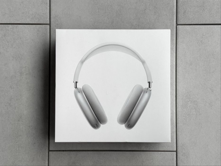 Apple AirPods Max Srebrny (dowód zakupu + stan idealny + pudełko)