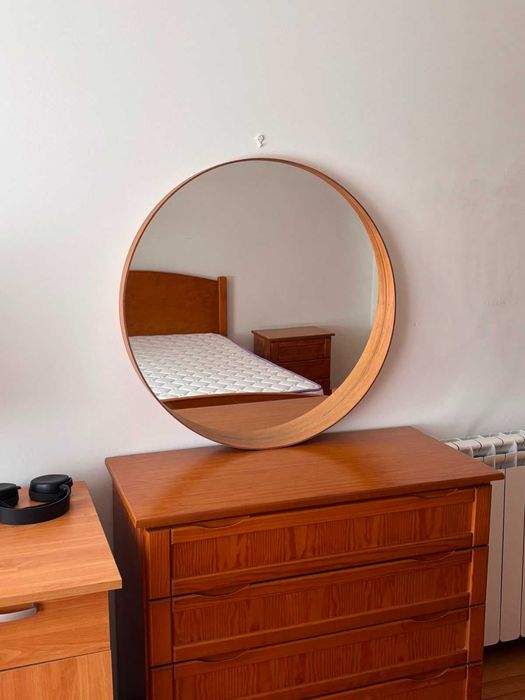 Conjunto de Quarto em Madeira Moviflor - Cama, Roupeiro, Cómoda e Mesas de cabeceira