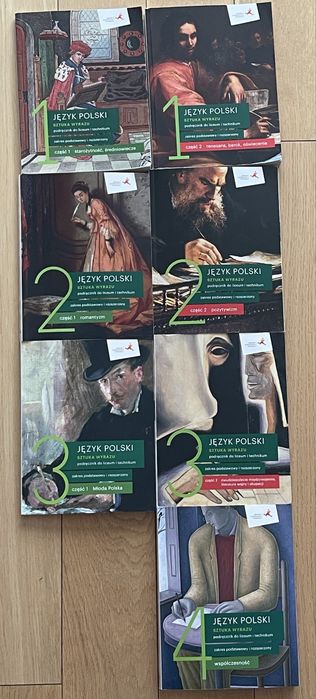Język polski „Sztuka wyrazu” 1–4 – komplet – liceum/technikum
