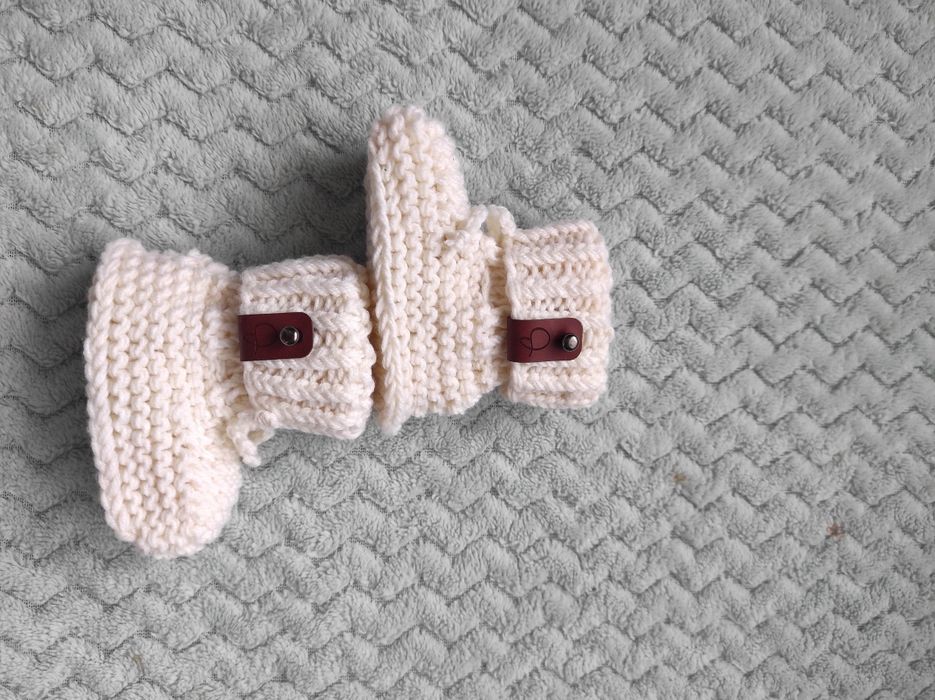 Buciki niechodki handmade Nowe