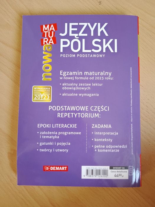 Książka do matury z języka polskiego
