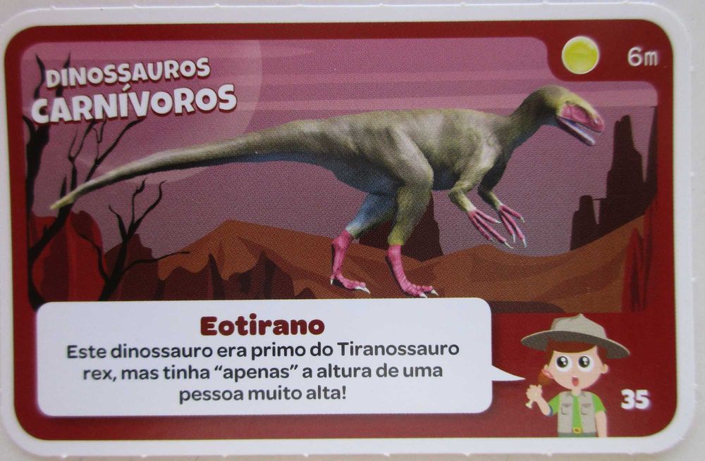 Super Animais 3 - - - Dinossauros - Cartas Soltas Pingo Doce - -Cromos