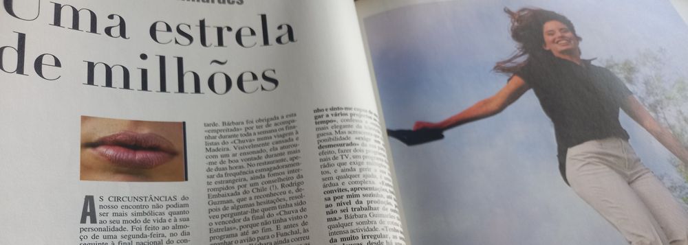 Fátima Lopes 1999 estrela na capa da Revista