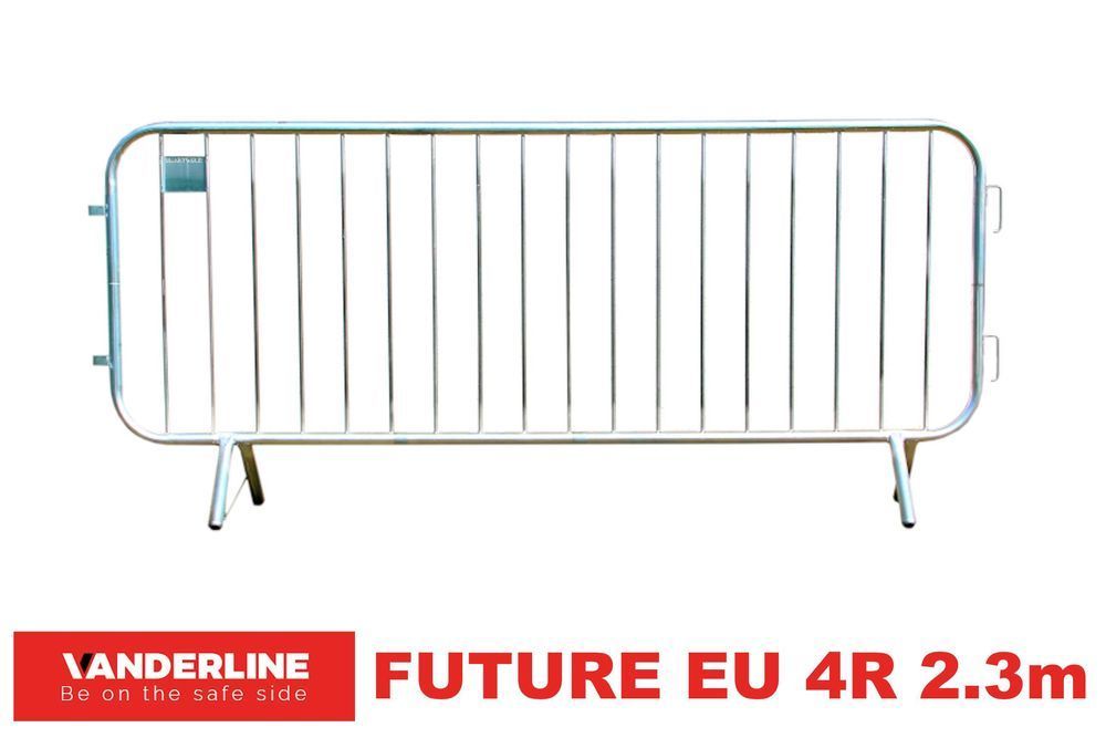 PROMOCJA EVENTU Barierki Mobilne FUTURE 2,3 stalowe ocynk VANDERLINE