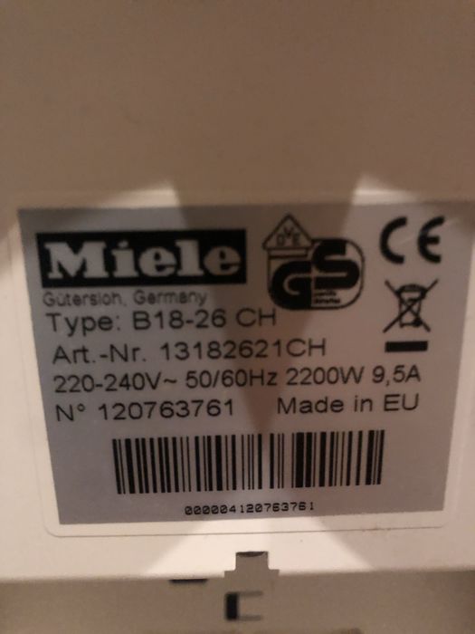 Prasowalnica, deska do prasowania, stacja FashionMaster Miele B18-26