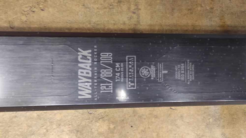 Narty K2 Wayback 88 + foki K2 174cm