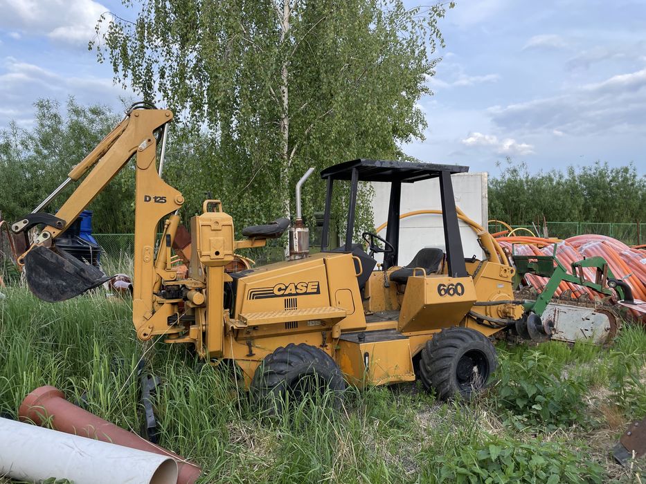 CASE 660 koparka łańcuchowa 4x4 zamiana