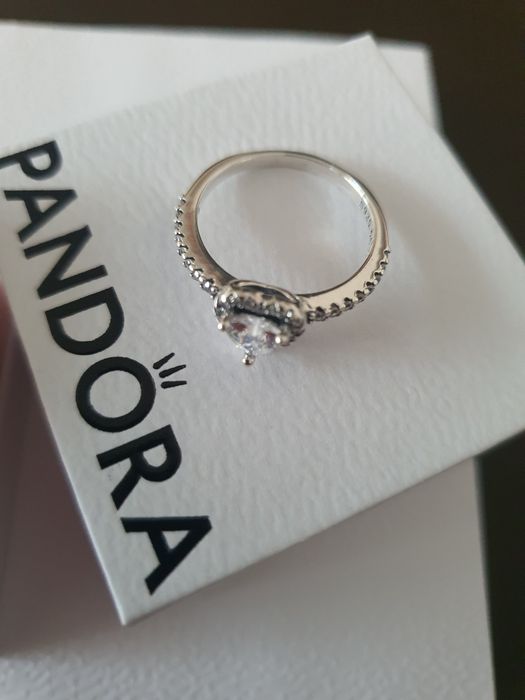 Pierścionek Srebrny Lśniące Serce Jak w Pandora