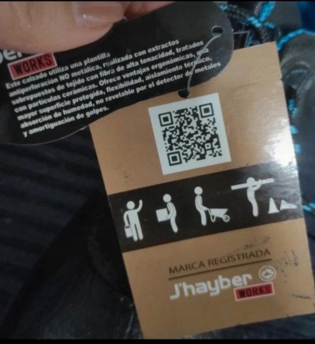 Bota biqueira de aço, marca Jhayber S3 SRC  de segurança, tam 38