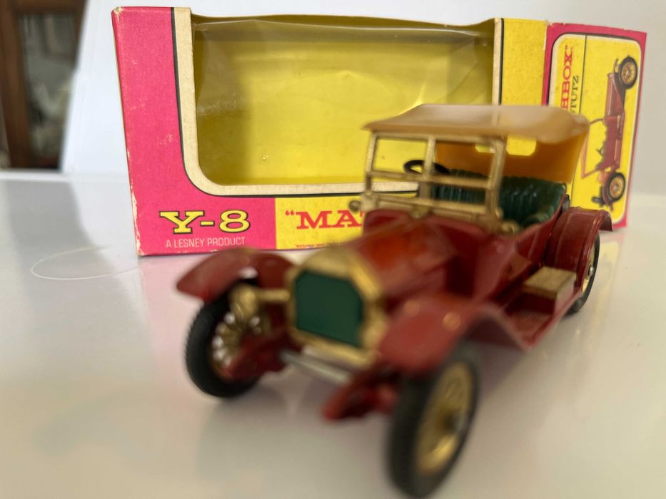 Matchbox Y-8 Models of Yesteryear - Stutz 1914 - Red - Original Pack.