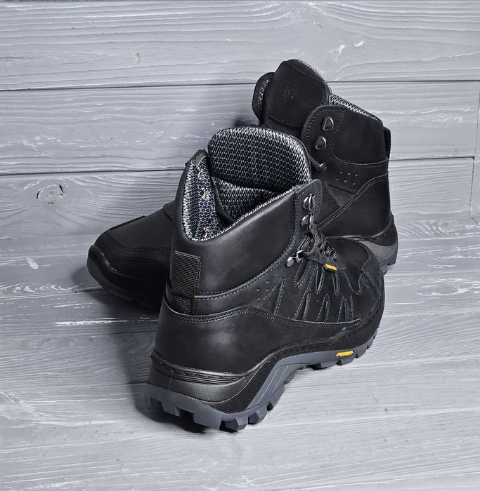 Мужские койот хаки черные прошитые зимние деми ботинки на мембране!!!