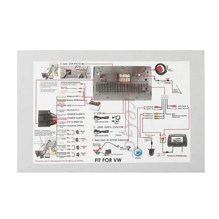 D67-Auto Rádio 9 10 polegadas 1 DIN  360º Android 8.1 1gb RAM 16gb RaM
