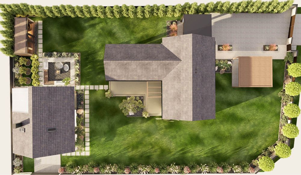 Projektowanie ogrodów / wizualizacje 3D