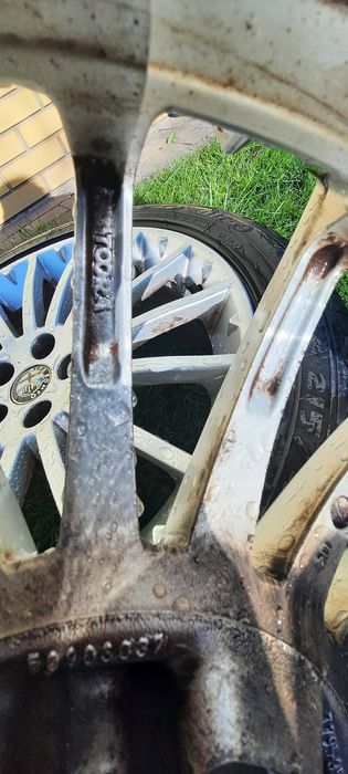 Koła Felgi Alfa Romeo GT 17 5x98 OEM Tora + opony 215/45 R17 Dębica