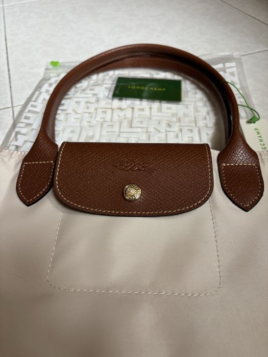 Mala Longchamp Branca, tamanho M