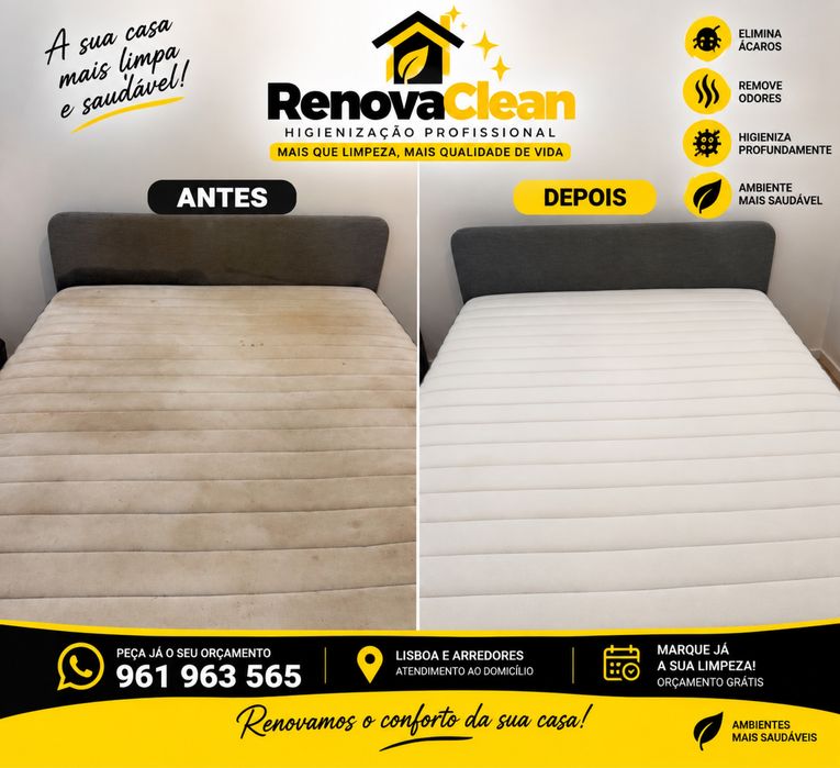RENOVACLEAN | Limpeza de Sofás, Colchões e Tapetes