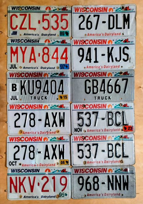 Американские номерные знаки США Автомобильный номер США