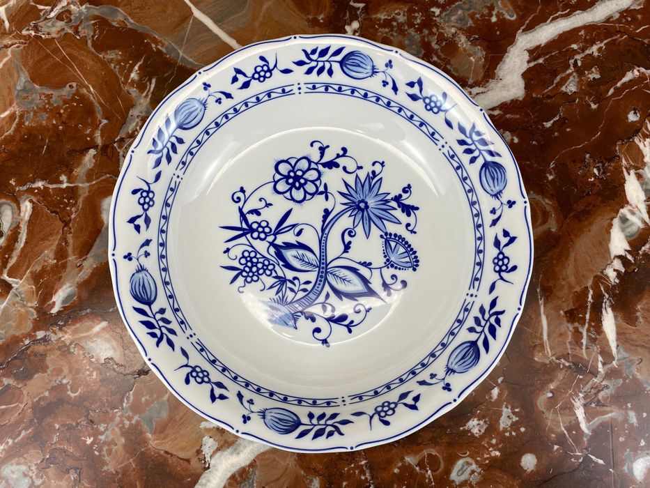 Ładna porcelanowa salaterka / miska - 23 cm - Wzór cebulowy