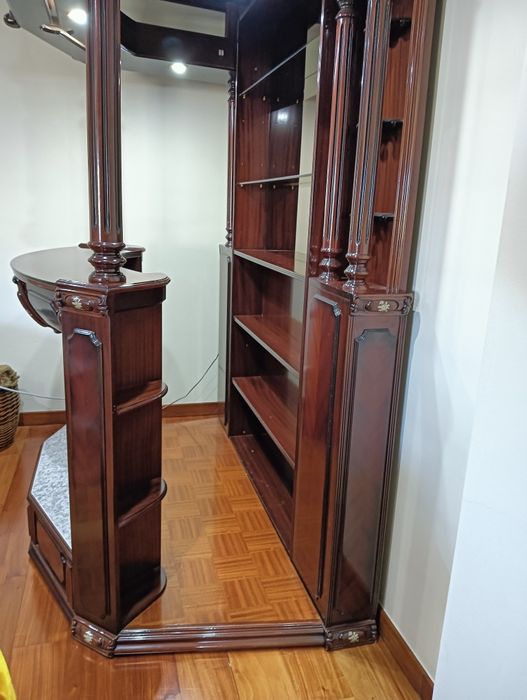 Móvel holl  + móvel bar em cerejeira