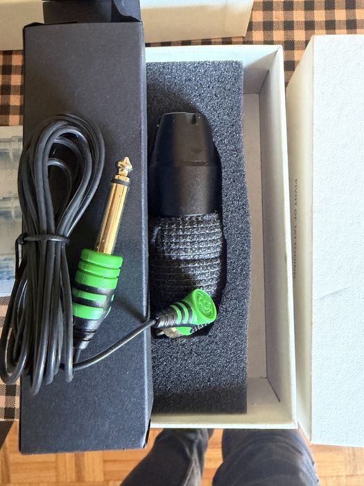 Kit Caneta Tatuagem Mast Wireless + 2 Baterias Sem Fios + Agulhas + Extras