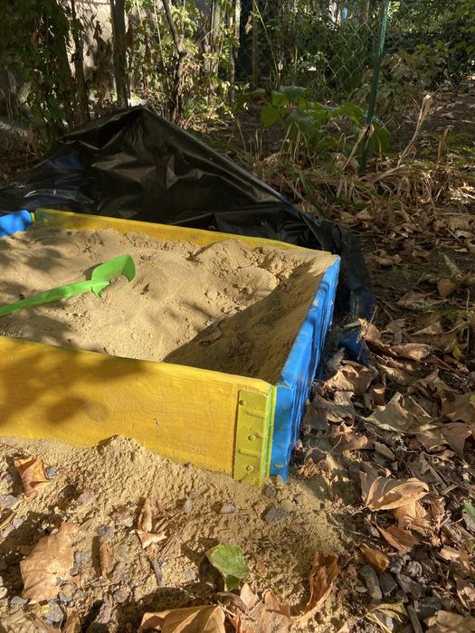 Детская песочница новая