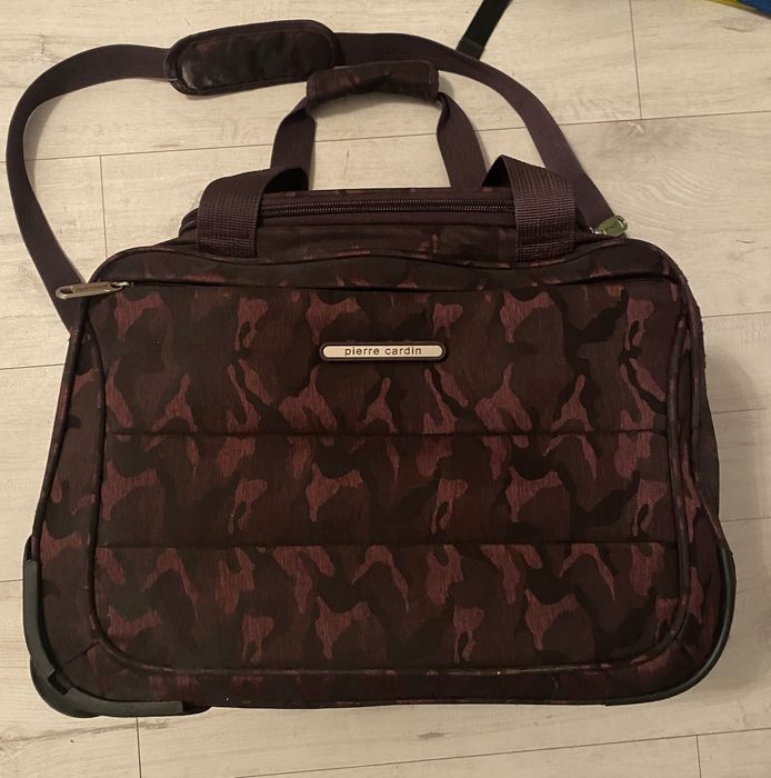Pierre Cardin Torba podróżna, miękka walizka materiałowa na kółkach