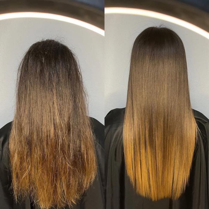 Кератин, ботокс, холодне відновлення волосся, холодное восстановление