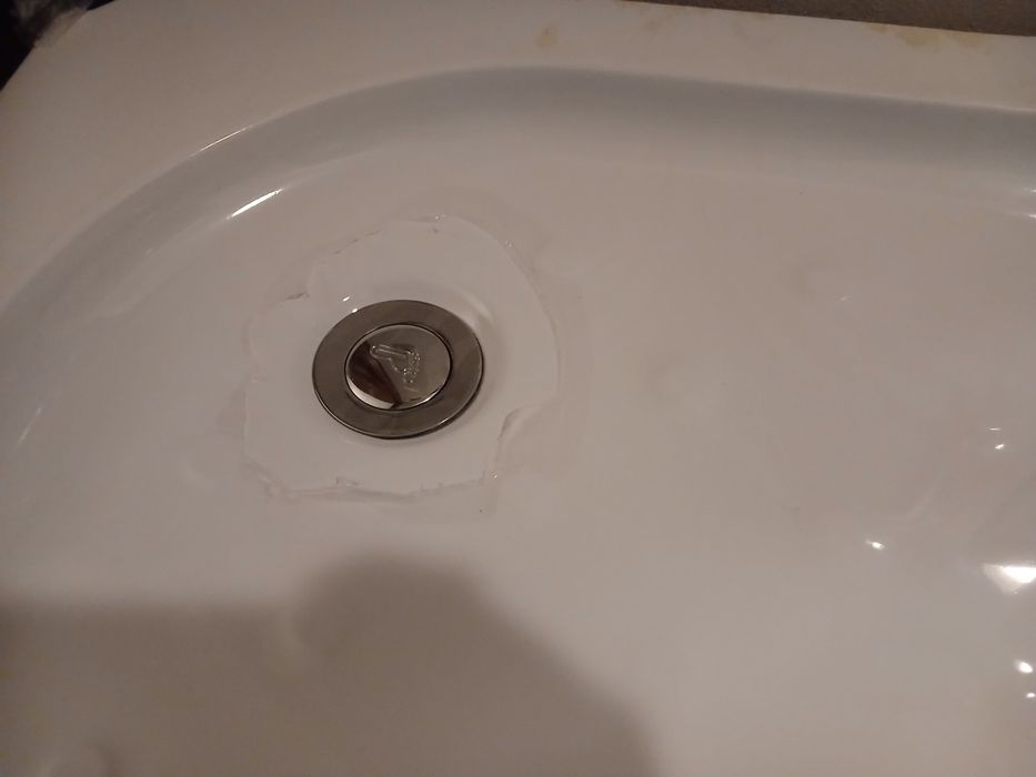 Base de duche semi circular