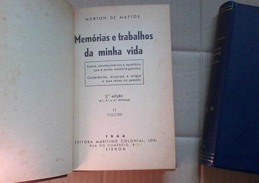 Memórias e trabalhos da minha vida