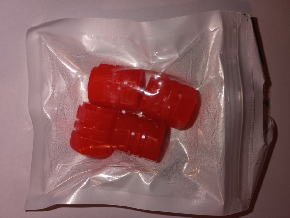 Tampas De Válvula De Pneu Fluorescentes Universais (Brilham No Escuro)