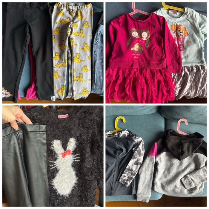 Ubranka dla dziewczynki 116