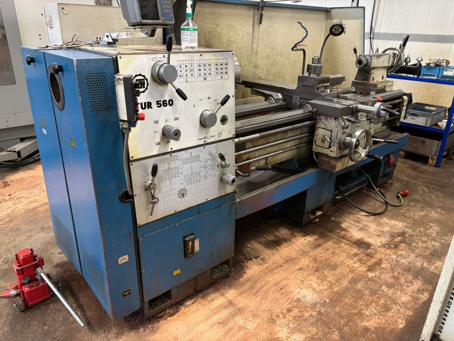 Tokarka TUR 560 Przelot 105mm 2002rok Export odczyt okular EXPORT